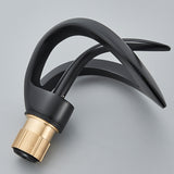 Waterfall Basin Mixer · Matte Black — Origin Series · Form 02