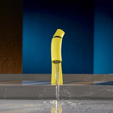 Sculpted Basin Mixer · Soft Yellow — Studio Colors · Form 01