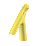 Sculpted Basin Mixer · Soft Yellow — Studio Colors · Form 01