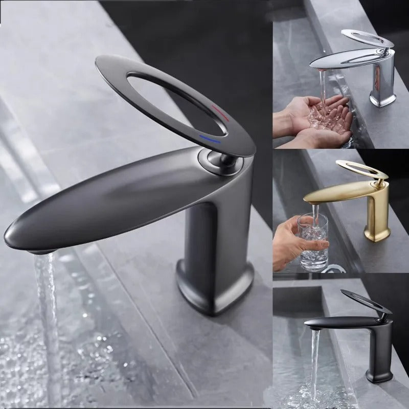 Halo Basin Mixer — Arc Series · Form 03