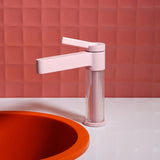 Crystal Base Basin Mixer · Dusty Pink — Studio Colors · Form 03