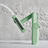 Multi-Mode Spa Basin Mixer · Sage Green — Studio Colors · Form 04