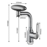 Multi-Mode Spa Basin Mixer · Brushed Steel — Origin Series · Form 09