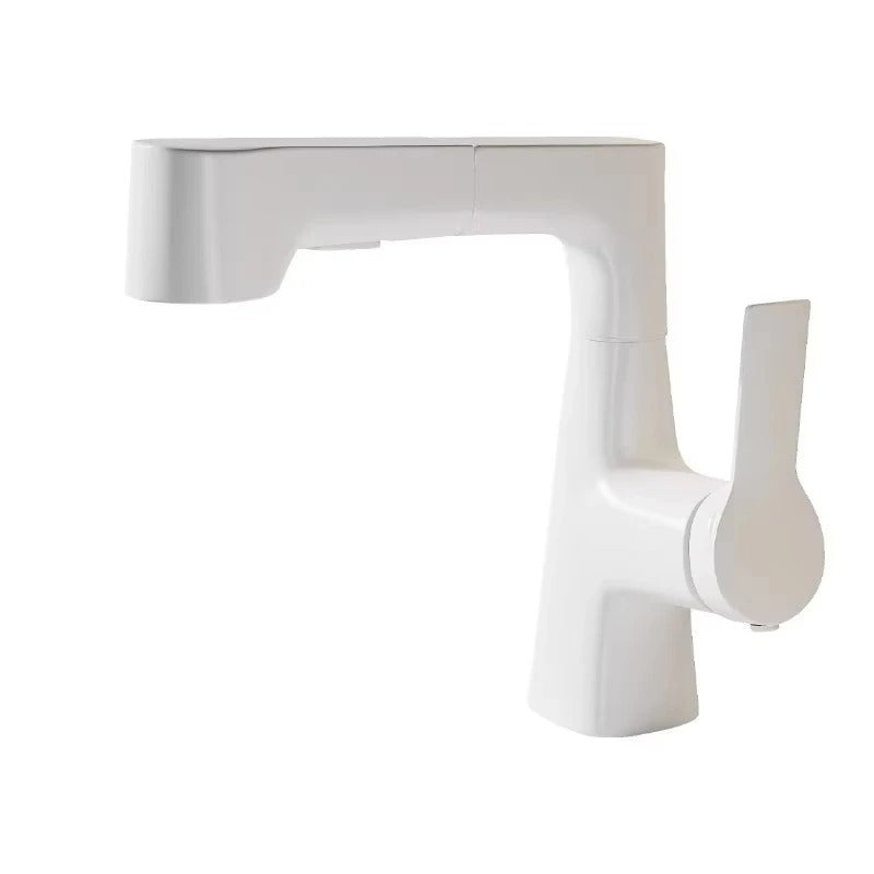 Pull-Out Bath Mixer · Brushed Steel — Origin Series · Form 08